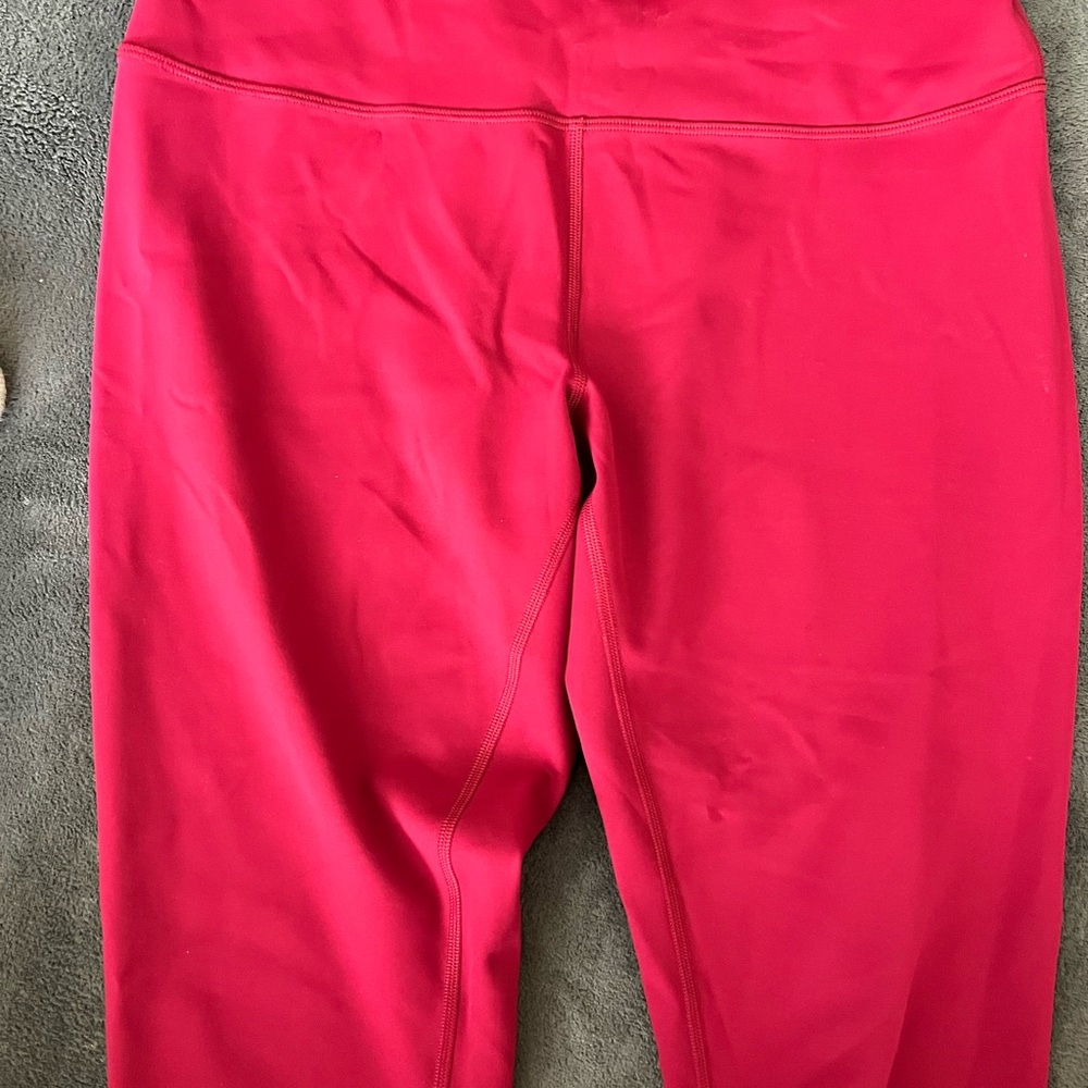 Lululemon Red Leggings